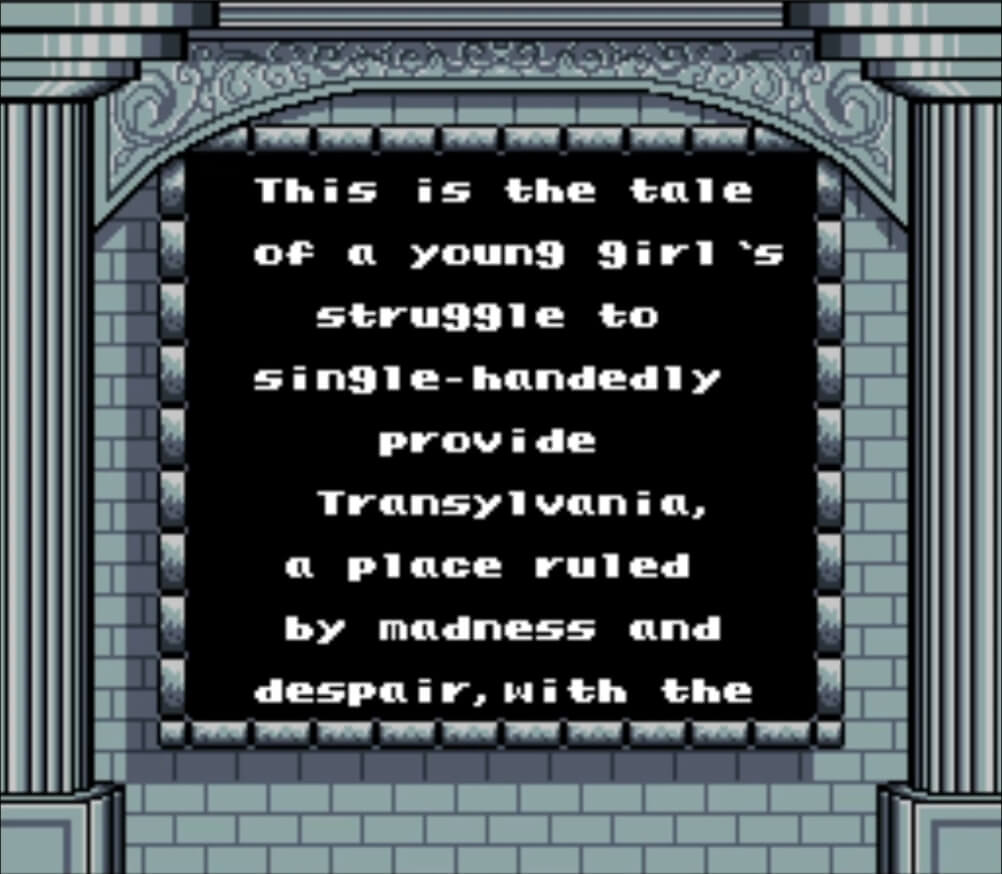 Castlevania Legends - геймплей игры Game Boy